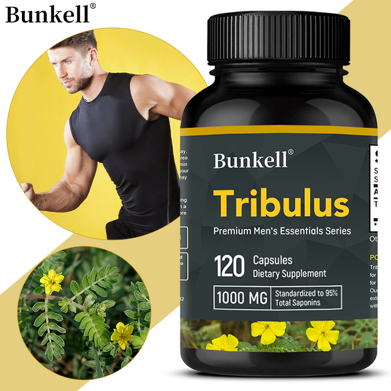 Herbal Wellness Water - Tribulus Terrestris 1000mg Capsules, Natural Herbal