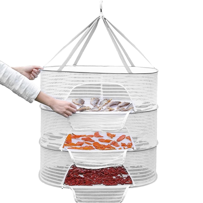 Nettle Leaf Tea - 1/2/3 Tier Portable Mesh Clothes Hanging