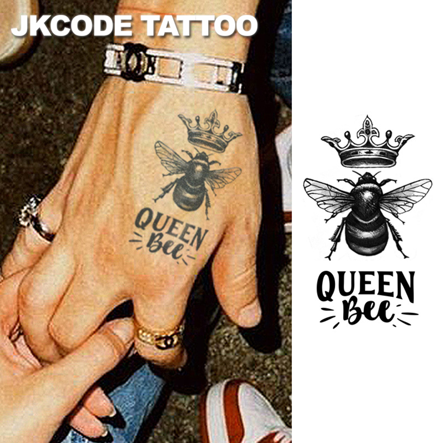 Herbal Queen - Herbal Tattoo Bee Queen Temporary Tattoo