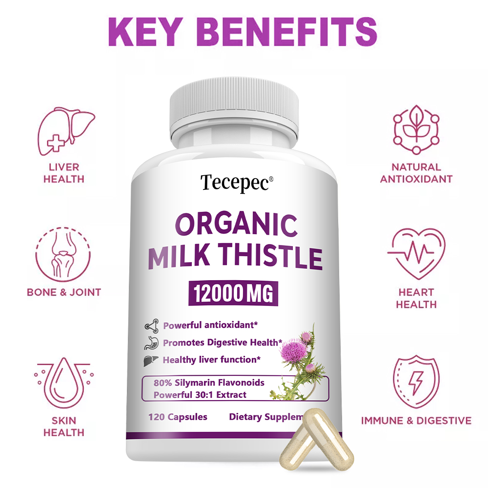 Milk Thistle Extract Capsules, - Herbal Wellness Water บทวิจารณ์และราคา
