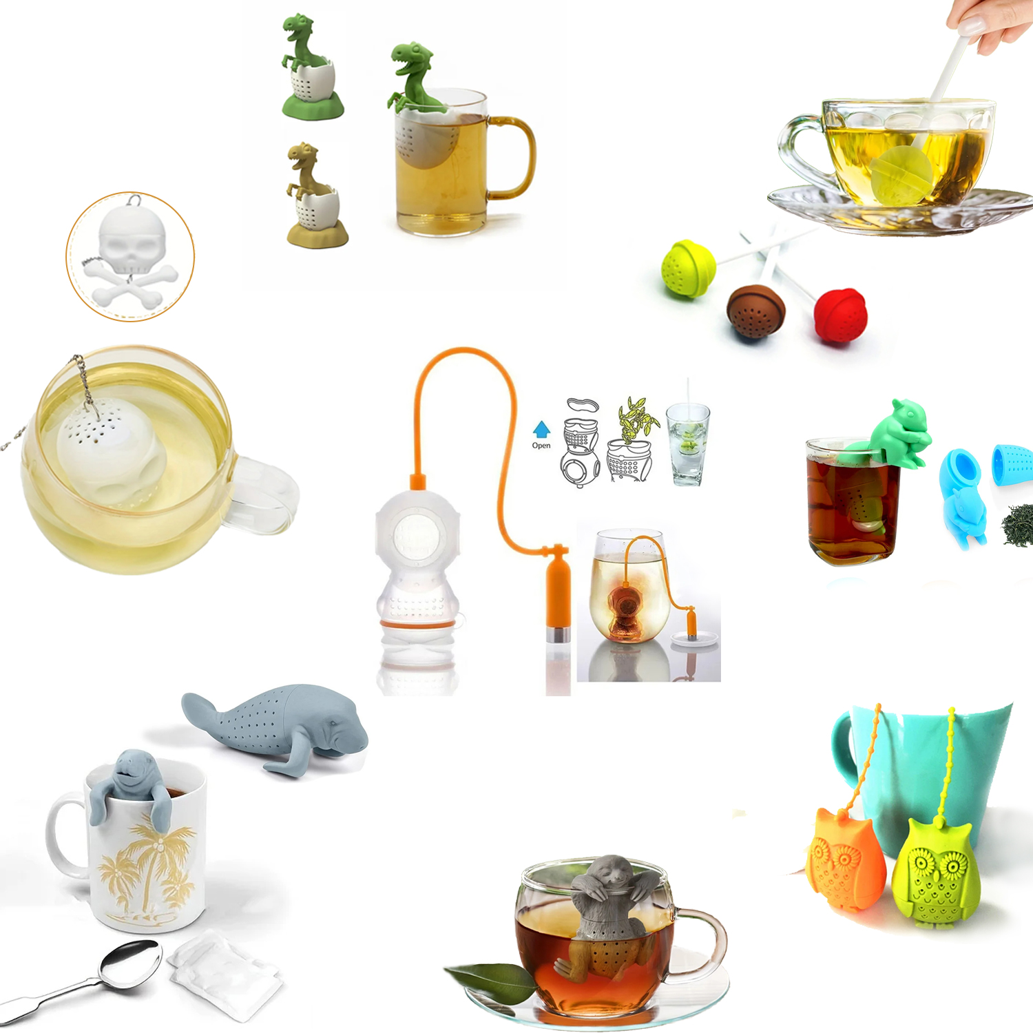 Tea Infuser Silicone Tea Strai - Nettle Leaf Tea บทวิจารณ์และราคา