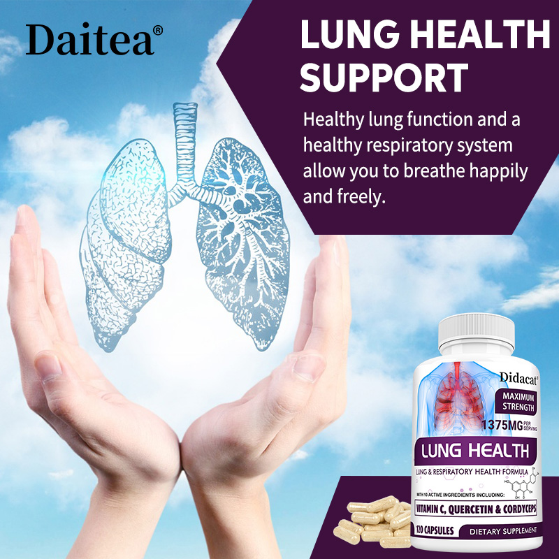 Lung Detox & Cleanse Capsules  - Herbal Wellness Water บทวิจารณ์และราคา