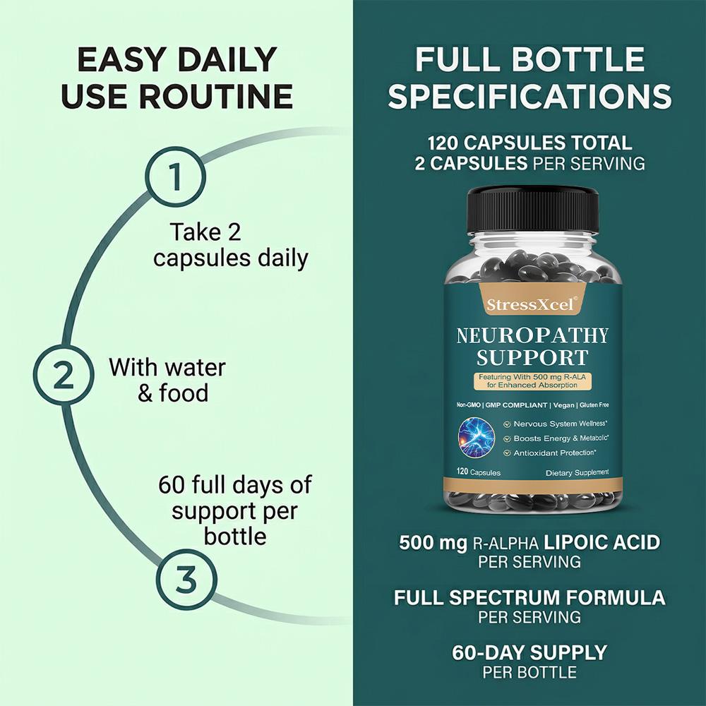 Neuropathy Capsules, Herbal Bl - Herbal Wellness Water บทวิจารณ์และราคา