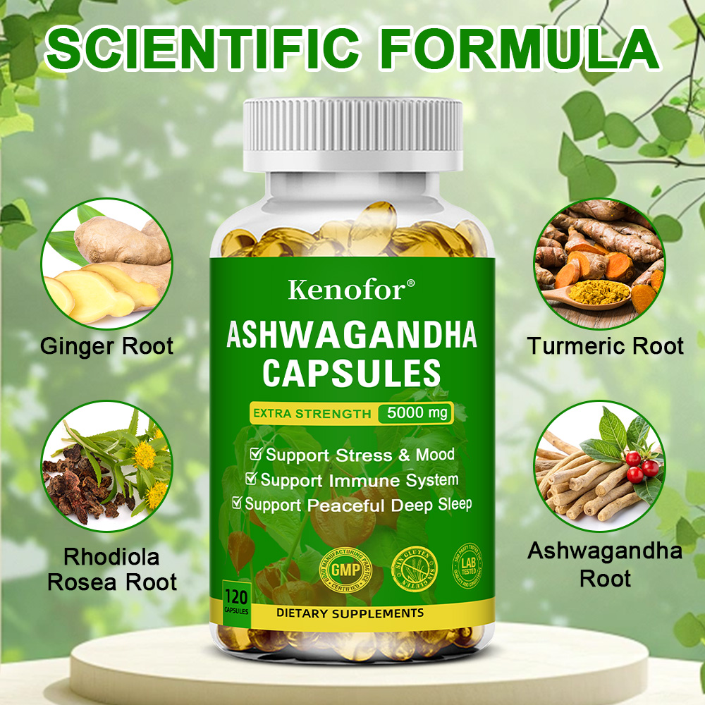 Ashwagandha Complex Capsules 2 - Herbal Wellness Water บทวิจารณ์และราคา