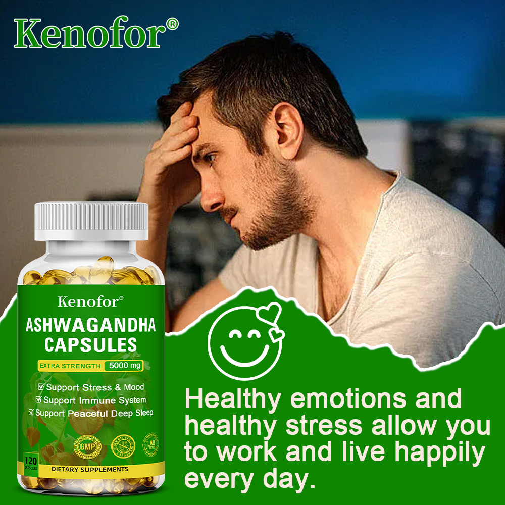 Ashwagandha Complex Capsules 2 - Herbal Wellness Water บทวิจารณ์และราคา