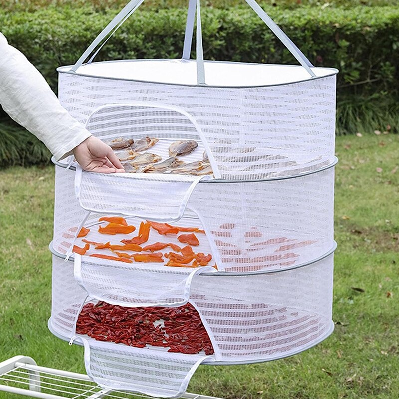 1/2/3 Tier Portable Mesh Cloth - Nettle Leaf Tea บทวิจารณ์และราคา