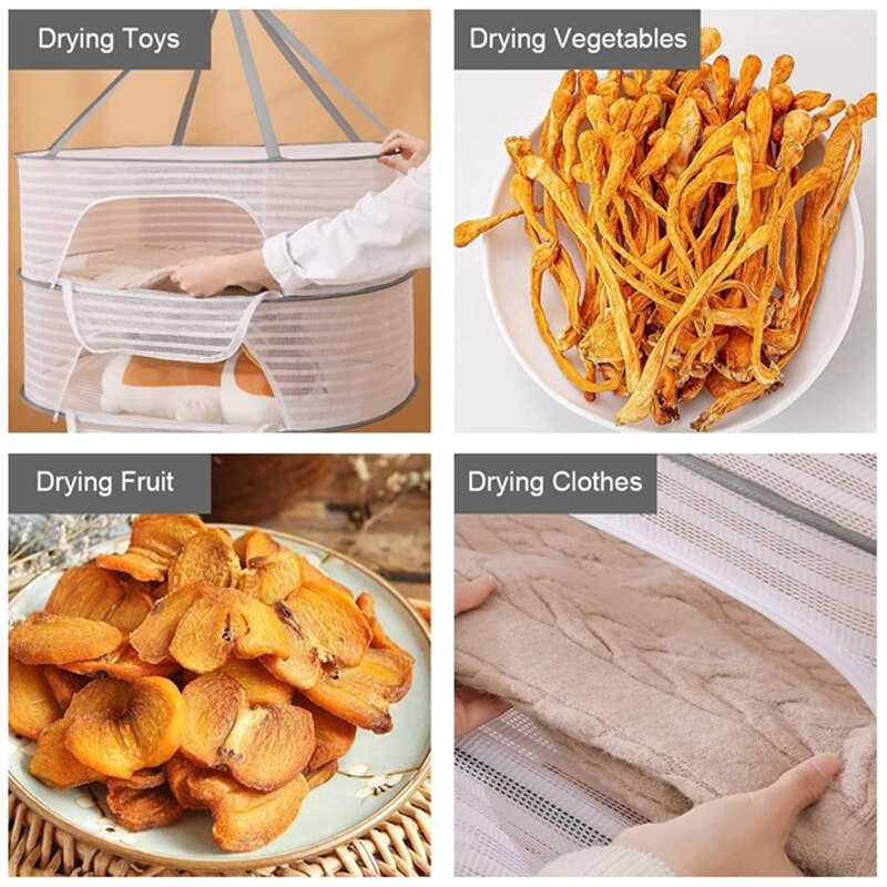 1/2/3 Tier Portable Mesh Cloth - Nettle Leaf Tea บทวิจารณ์และราคา