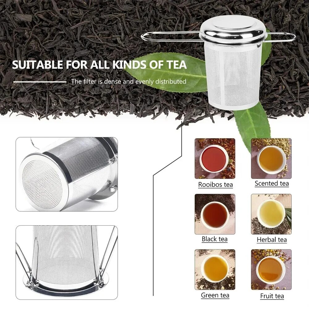 A Set Stainless Steel Mesh Tea - Nettle Leaf Tea บทวิจารณ์และราคา