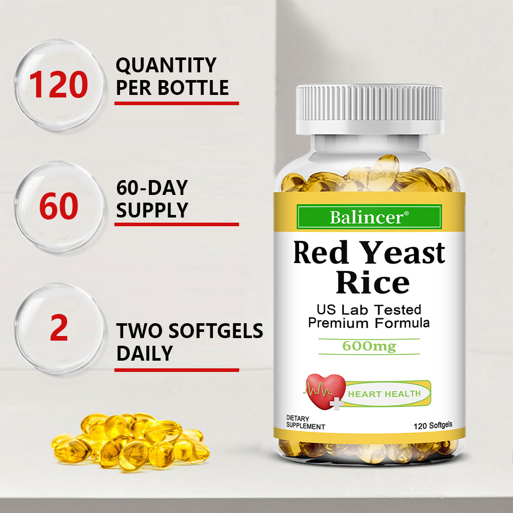 Red Yeast Rice Capsules, Herba - Herbal Wellness Water บทวิจารณ์และราคา