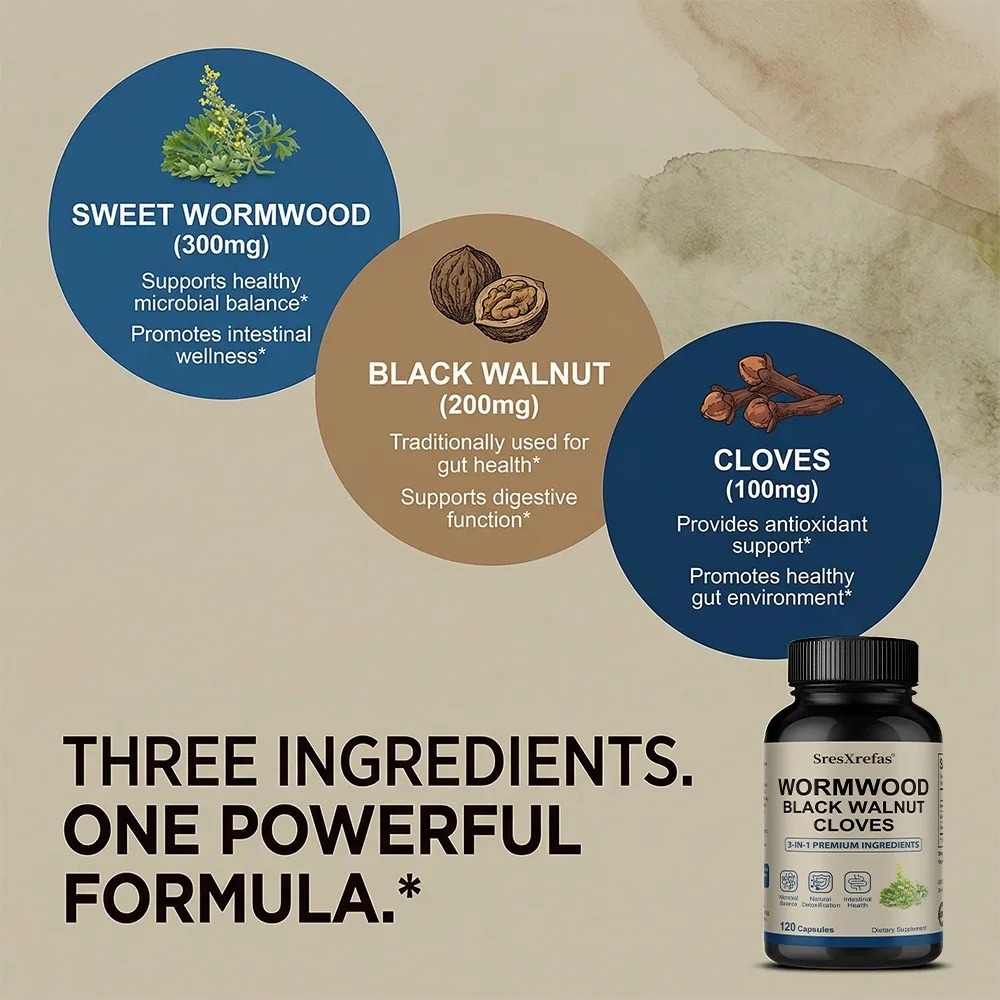 Wormwood Black Walnut Clove -  - Herbal Wellness Water บทวิจารณ์และราคา