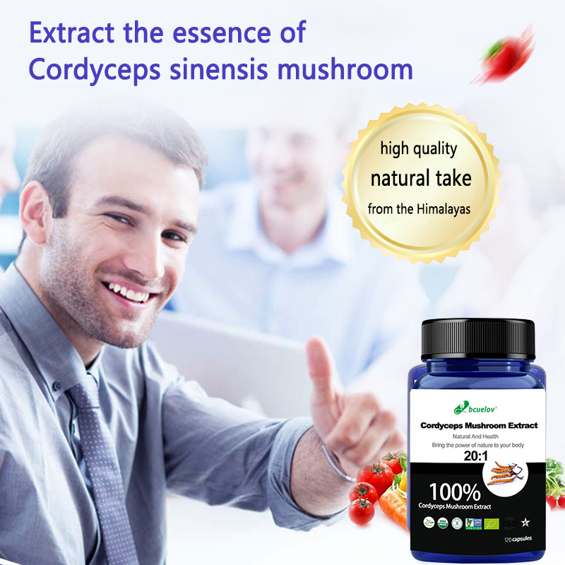 Cordyceps Mushroom Extract Cap - Herbal Wellness Water บทวิจารณ์และราคา
